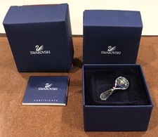 SWAROVSKI Crystal Memories Baby  s Rattle Rhodium 626864  MIB w/Booklet