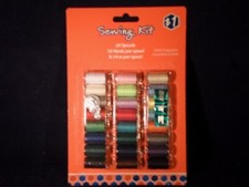 Thread, 24 Spools  3 Needles  1 Threader Sewing Kit Hand Sewing     A21-1