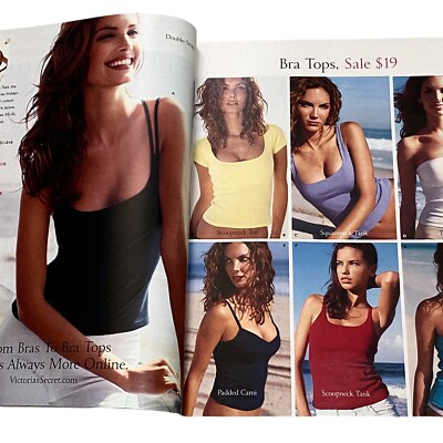 Victoria's Secret Catalog Eugenia Silva Cover Spring 2002 Clothing