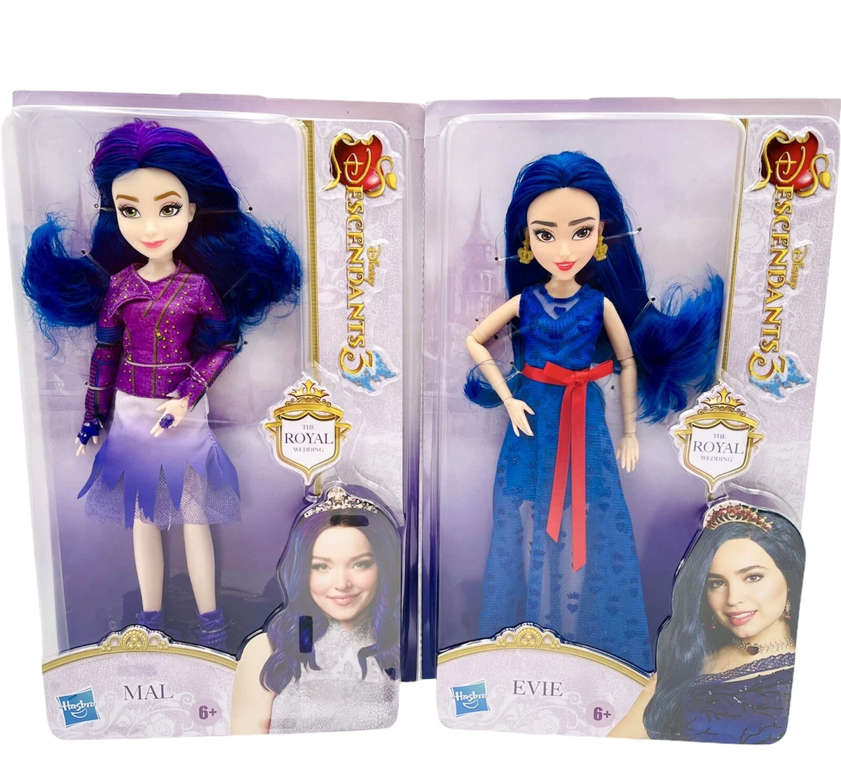  Disney Descendants Mal Doll, Inspired by Disney The Royal  Wedding: A Descendants Story, Toy Includes Dress, Shoes, and Fashion  Accessories : Toys & Games