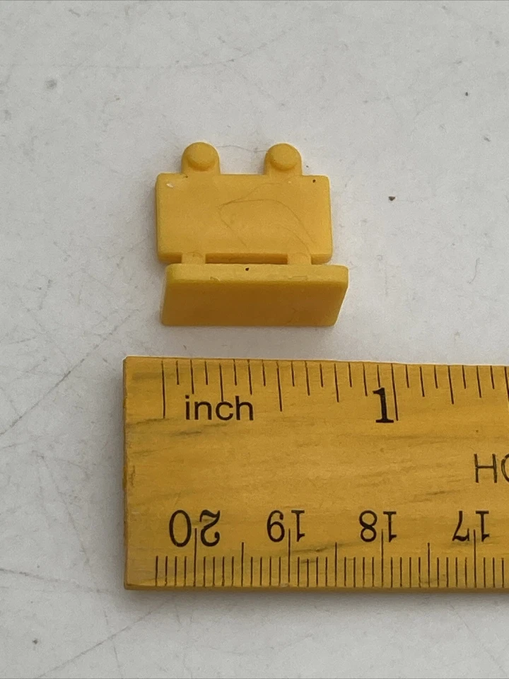 Vtg Micro Machines Construction Zone Ahead  Sign Playset Part - Image 4 of 4