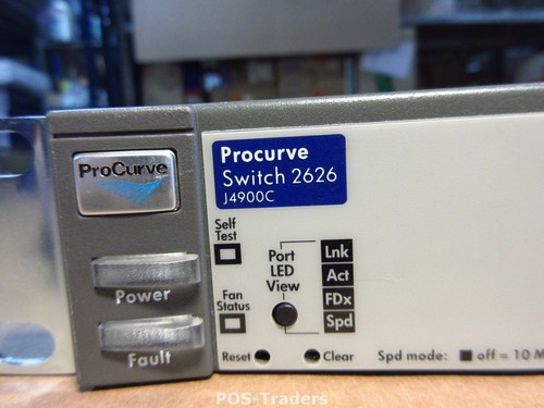 HP J4900C ProCurve 2626 24-port 10/100 RJ-45 MultiLayer Stackable Managed Switch - Bild 2 von 2