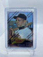 Willie Mays 1996 Topps Chrome Commemorative 1965 Insert with Protective Seal 250