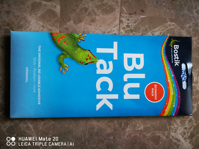 12 x BOSTIC BLU TACK ORIGINAL HANDLICHES PACK 2x Packungen