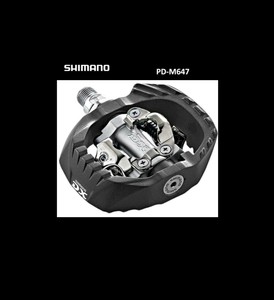 shimano m647 spd mtb pedals