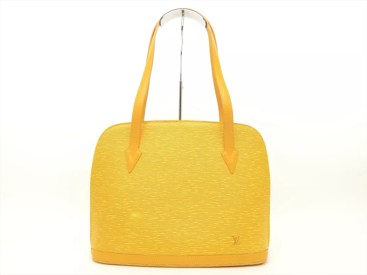 JZC1574 LV Yellow Epi Leather Jaune Lussac Should Tote Bag – Vintage Sac