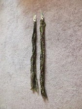 Handmade Dread Locks Fairy Braids Hair Clip Set 2 Olive Browns One of a Kind