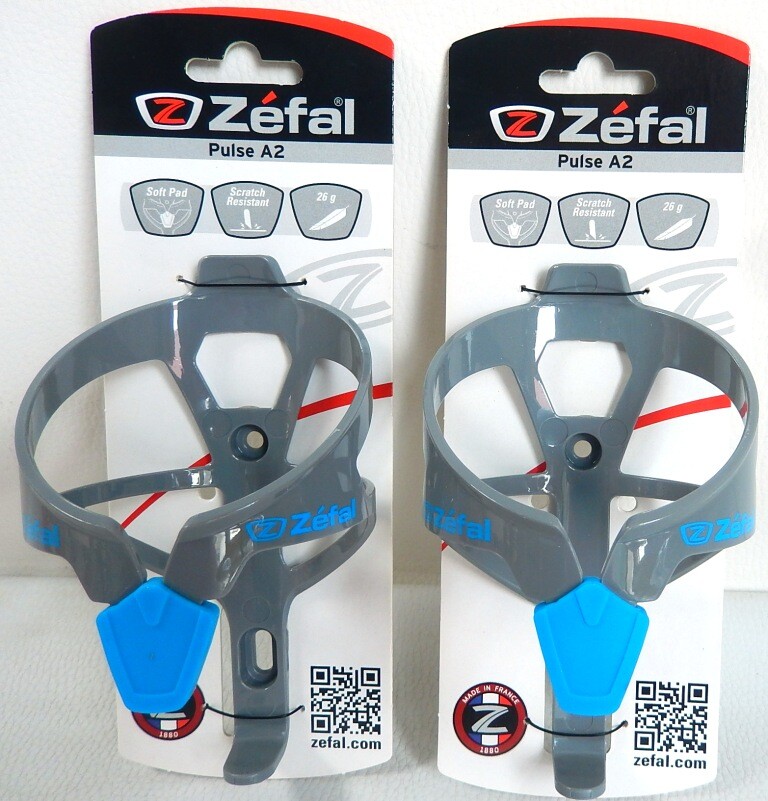 Porte-bidons Zefal Pulse B2 – Bleu/noir, Lot De 2 Neufs