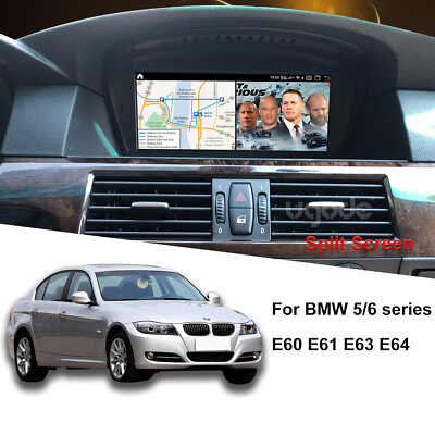 Android Screen Display CarPlay Stereo BMW 5Series E60 E61 E63 E64 2004-2010 CCC