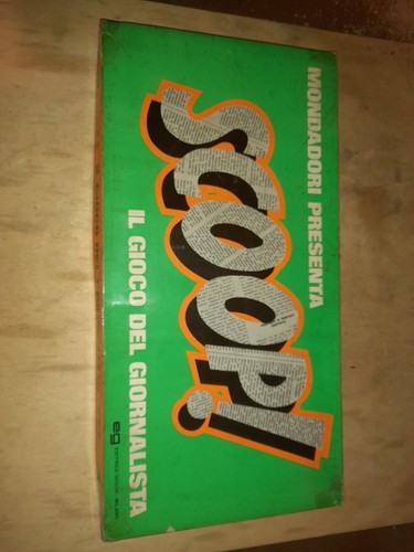 Scoop ! Il Gioco Del Giornalista - EG Mondadori 1967 - Gioco In Scatola Vintage - Foto 8 di 11