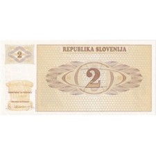 #1230175 Slowenien, 2 (Tolarjev), 1990, KM:2a, UNZ