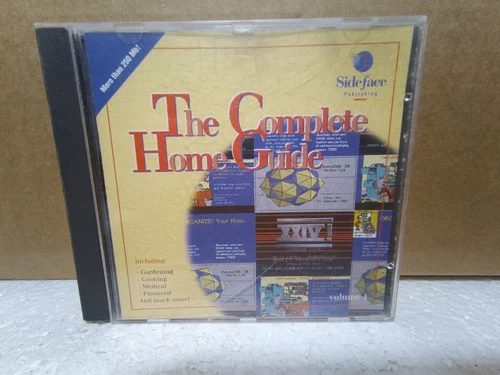 The Complete Home Guide Volume 1 CD-ROM 1995 Sideface Publishing PC Software