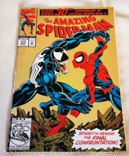 Marvel Amazing Spider-Man #375  Comic Book Spidey Vs Venom Final Confrontation 
