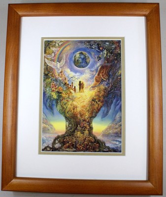 Millennium Tree by Josephine Wall Fantasy Abstract Double Matted