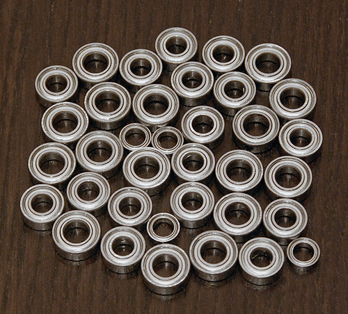 (36pcs) TAMIYA JUGGERNAUT 1 / JUGGERNAUT 2 Metal Sealed Ball Bearing Set - Bild 1 von 1