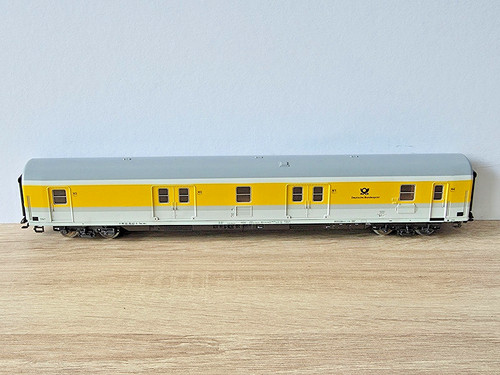 (8206) Märklin H0 4279 Schnellzug Bahn-Postwagen DBP weiss/gelb | Condition: Gebraucht