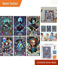 5D Full Drill Halloween Diamond Art Kits - Perfect for Adults Beginners, 12x16