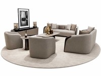 Design Sofa Set 3+3+1+1 Sitzer Wohnzimmer Couchtisch Tv Lowboard Set 7Tlg