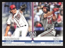 2019 Topps Update #US210 Jake Noll/James Bourque Yellow Washington Nationals