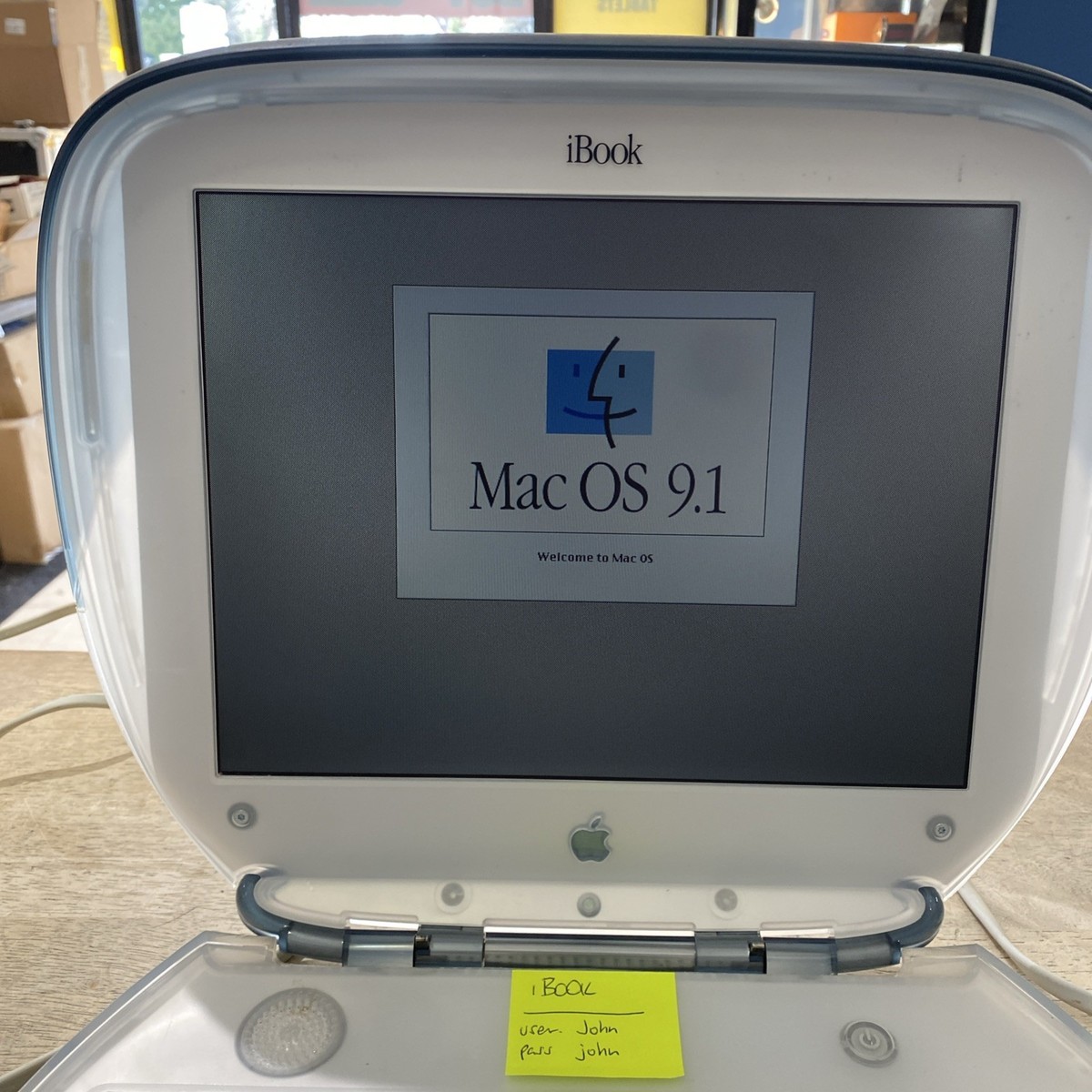 Apple iBook G3 Clamshell Blueberry 1999 M2453 Fully Working | eBay