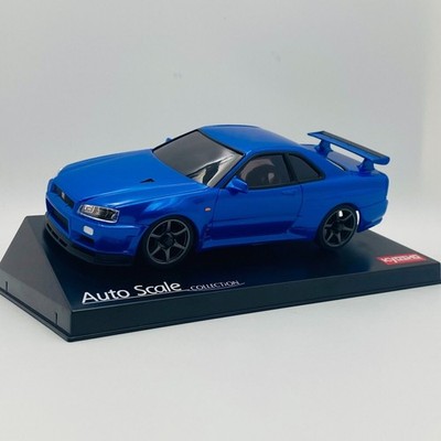Kyosho MINI-Z Body NISSAN SKYLINE GT-R R34 V.spec Nur Metallic Blue MZP487MB