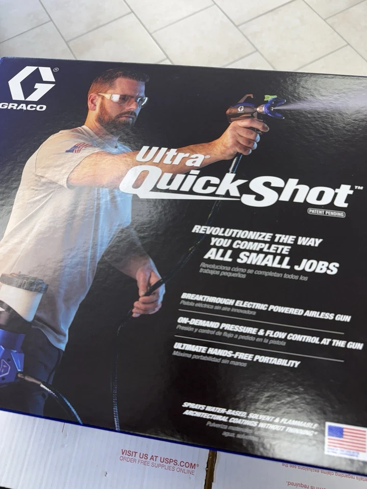 PULVERIZADOR DE TINTA AIRLESS PORTÁTIL GRACO ULTIMATE QUICKSHOT 20B473 - Imagem 3 de 4