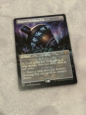 Sensei's Divining Top (Borderless) Double Masters 2022 Regular, Mtg PlayCard,mtg