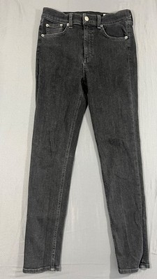 Rag & Bone Women s High Rise Ankle Skinny Jeans Black Size 27