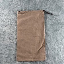 Bottega Veneta Tan Brown Flannel Drawstring Dust Bag 13x7.5 for Shoes