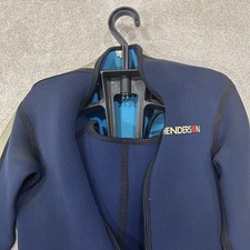 Vtg Henderson Aquatics Mens 2-Piece Long sleeve Wetsuit Size Large