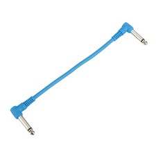 6Pcs 1/4 Right Angle Audio Patch Cables Cords For Electric Guitar Effect P OU