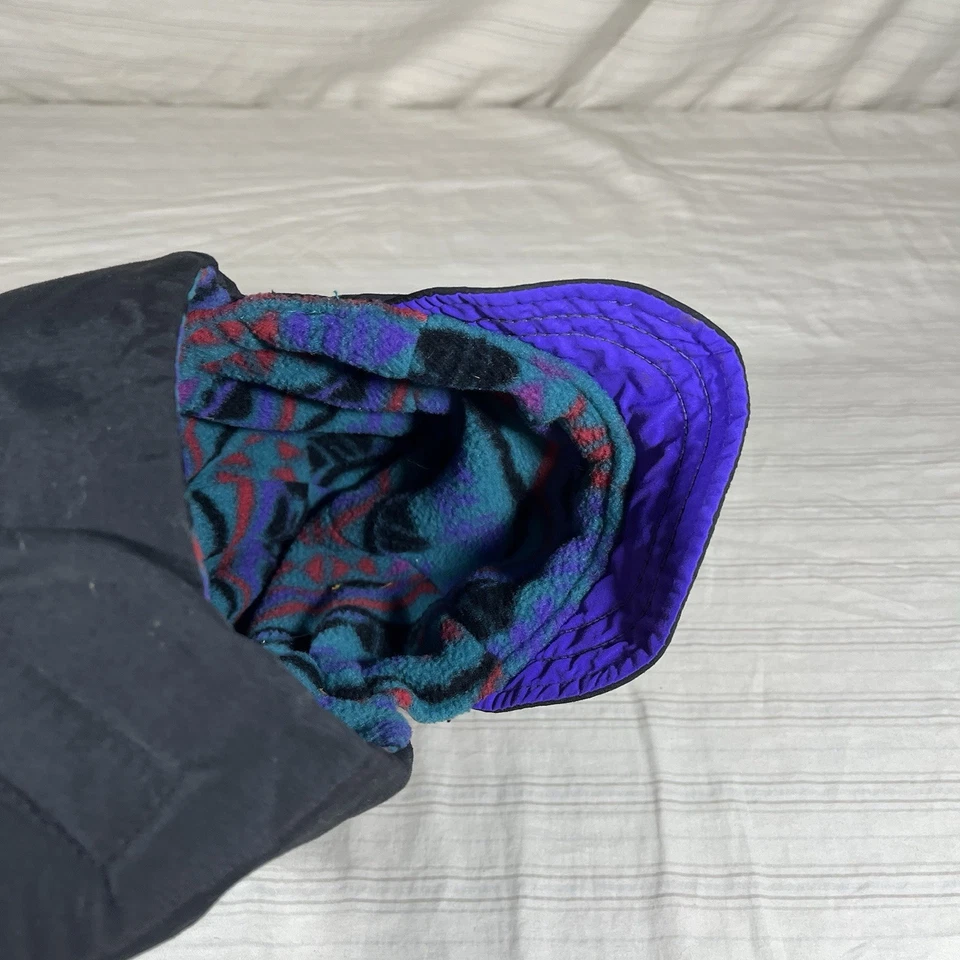 Sombrero Columbia de Colección Niño/Niños Oreja Abatible Invierno Sombrero Años 90 Púrpura Forrado de Vellón N1 Foto 2 de 4