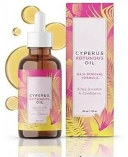 2 Pack Cyperus Rotundus Hair Removal Oil, 60ml, Natural Body Hair Reduction...