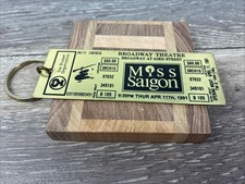 Miss Saigon Musical Broadway Theatre Opening Night 1991 Metal Keychain