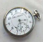Vintage Antique Illinois Watch Co. Mens Pocket Watch 15 Jewel Running Strong