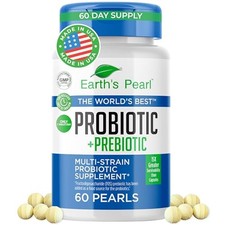 Probiotics for Women  Men - Probiotic  Prebiotics 60-Day Supply  Earth's