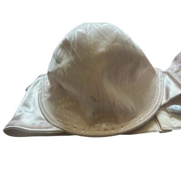 Playtex Seashell Full Coverage Bra 44D Beige Jacq… - image 2