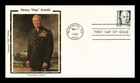 US COVER HENRY HAP ARNOLD GREAT AMERICANS FDC COLORANO SILK CACHET