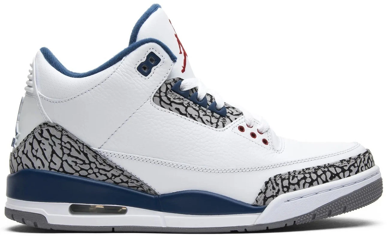 シューズ(男性用) Nike Air Jordan 3 RETRO OG TRUE BLUE Preços baixos em Jordan 3 Retro OG Mid True Blue | eBay
