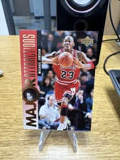 1995-96 Upper Deck Michael Jordan / Queen Latifah Electric Court #341 Bulls HOF