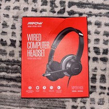 Mpow HC6 Wired Computer Headset BH328A - 3.5mm And USB Connection
