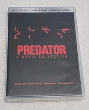 Predator 4-Film Collection 4K Ultra HD / Blu-ray / Digital - New Sealed