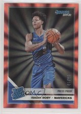 2019-20 Panini Donruss Rated Rookie Press Proof Red Laser 45/99 Isaiah Roby qg9