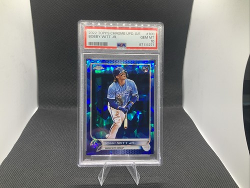 2022 Topps Chrome Update Sapphire Bobby Witt Jr Rookie #100 Psa 10 GEM MT ROYALS