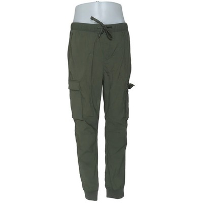 H&M, Cargohose, Größe: M, Grün, Elasthan/Polyamid/Polyester, Einfarbig #K0I