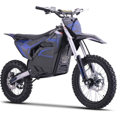 MotoTec Pro Dirt Bike 72V 5000W High-Performance Ride Electric Bike in Blue - Bild 1 von 4