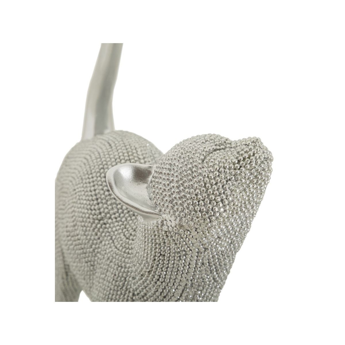 Statuette de chat Sparky argent 26cm idée cadeau design - 4