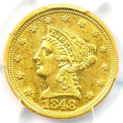 1848-D Liberty Quarter Eagle — photo from the most recent tracked eBay sale