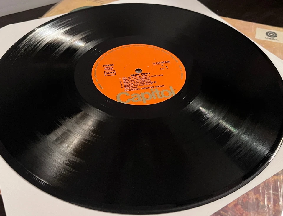 QUICKSILVER MESSENGER SERVICE - Happy Trails (Germany) 12" Vinyl Record LP - VG+ - Image 3 of 3