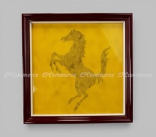 Vintage 1983 Enzo Ferrari Ceramic Tile Office Factory Tile Tile